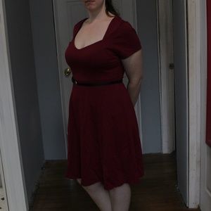 Torrid's pink dress with belt